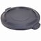 Impact Products 20 Gal Trash Can Lid, Flat-Top Lid Gray, Plastic, 20.4 in W/Dia GL200203 - alternate 1